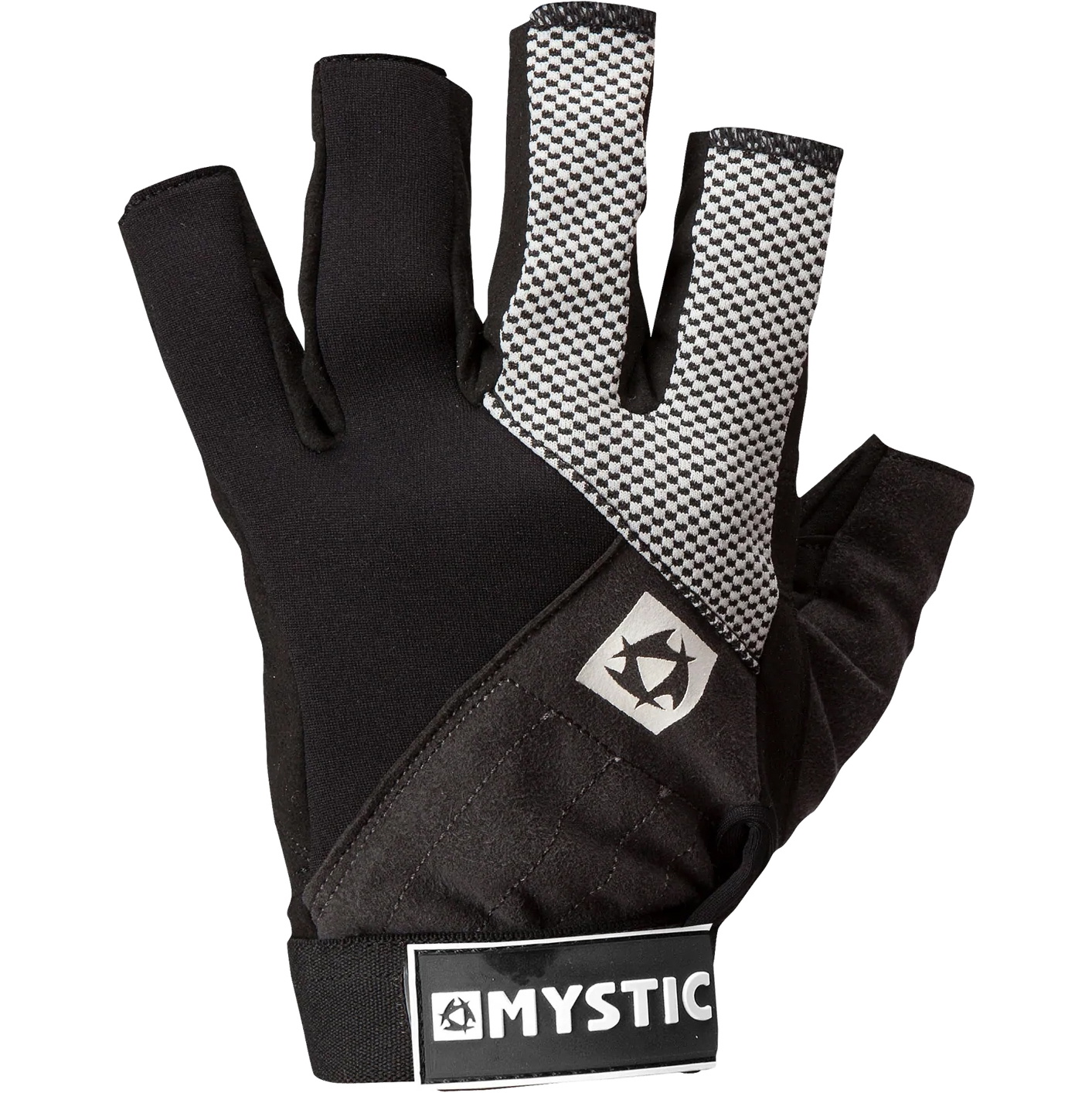 2026 Mystic Junior Neoprenhandsker Med Korte Fingre Med Udslæt 35015.2303 - Sort